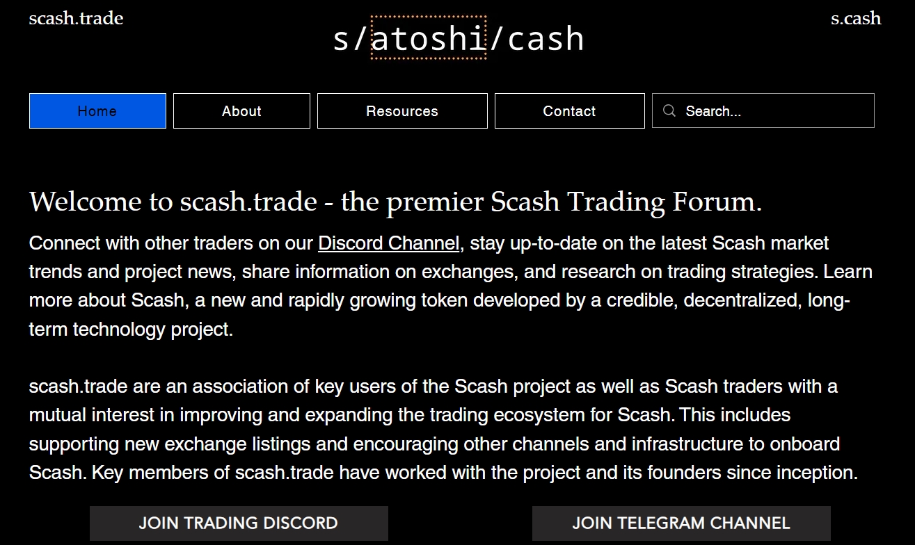 老币新挖！“SCASH”CPU中收益较高的币种！