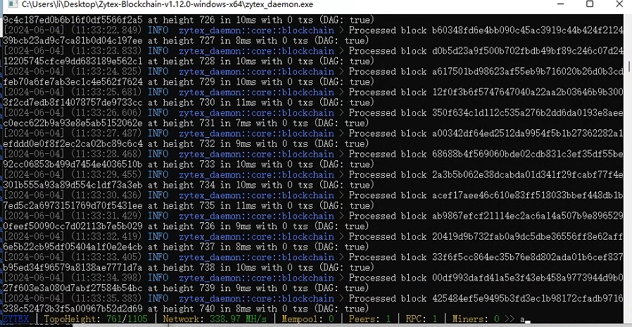 头矿！ZYTEX（基于XELIS）分叉项目、目前适合CPU+GPU！