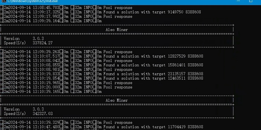 ALEO在Win系统双挖BTCW、QUBIC教程！